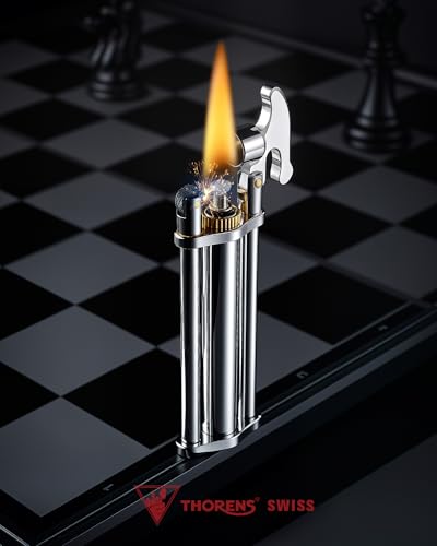 Encendedor Stick Tres Secciones Thorens Plata miniatura 6