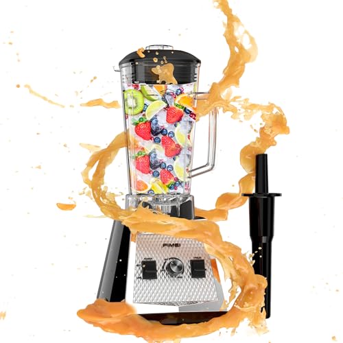 FIMEI Blender Smoothie 1500W, Blender Mixeur avec pichet 2L sans BPA, mixeur haute vitesse, Mixeur Smoothie Pour Glace Pilée, Shakes, Glace Pilée, Smoothie Fruit Surgeles