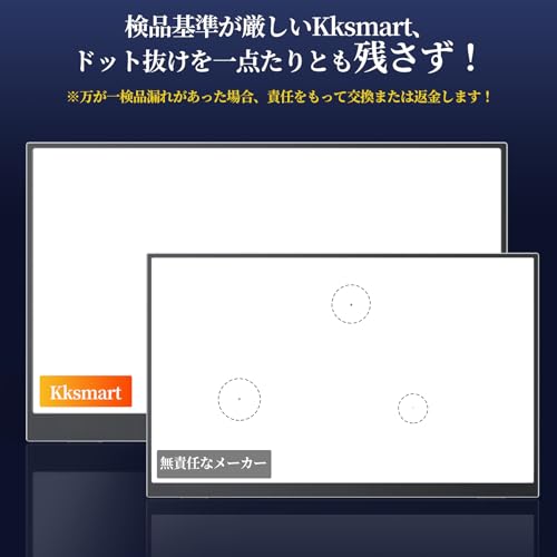 undefined kksmart モバイルモニター 自立型 タッチパネル 15.6インチ 軽量770g 収納ケース付 縦置き 背面端子 1920x1080FHD 非光沢IPSパネル VESA対応 モバイルディスプレイ ポータブルモニターType-C/miniHDMI PS5/XBOX/Switch/PC/Macなど対応 GT-156 の商品画像 7