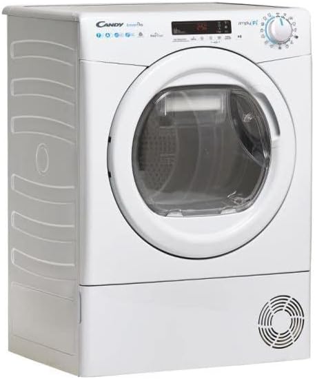 CANDY Smart CSO4H7A1DE-S Asciugatrice Slim a Pompa di Calore, 7 Kg, Wi-Fi + Bluetooth, Programma Stiro Facile, Libera Installazione, 59,6x46,5x85 cm, Bianco, CANDY Smart CSO4H7A1DE-S Asciugatrice Slim a Pompa di Calore, 7 Kg, Wi-Fi + Bluetooth, Programma Stiro Facile, Libera Installazione, 59,6x46,5x85 cm, Bianco,
