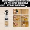 WOCA Denmark Tannin Spot Remover - Removes Black Stains and Rings On Wood Furniture, Wood Cabinets, Wood Floors and Millwork - 9oz