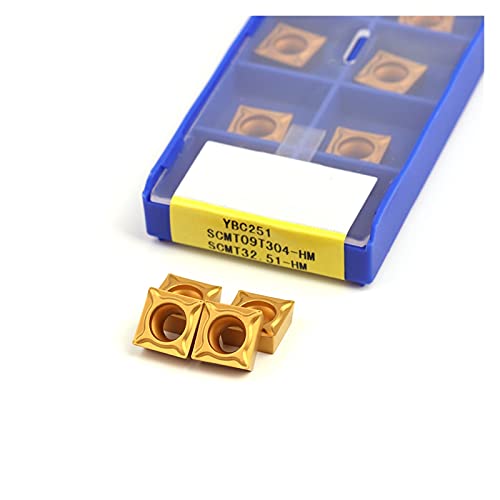 Juego de 10 Puntas de Corte de Carburo SCMT miniatura 1