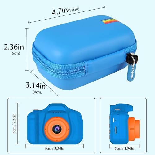 Funda para cámara infantil Leayjeen compatible con cámaras digitales miniatura 2