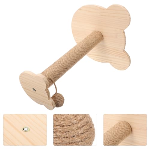 Rascador para gato BESTonZON de sisal y madera miniatura 7