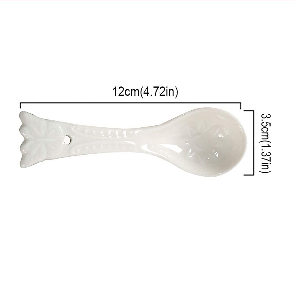 Łyżka Stołowa Zestaw Łyżek Do Zupy Miaojin Kreatywna Łyżka Porcelanowa Łyżeczka Do Kawy Łyżeczka Do Ryżu Śliczne Ceramiczne Łyżki Zestaw 10 4,72 Cala Łyżek
