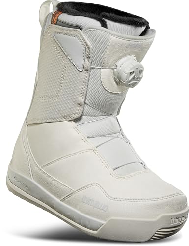 ThirtyTwo Shifty BOA Snowboard Boots - Snowboard Boots with Dual-Zone Lacing & Grippy Outsole - Women - Bone - Size 10