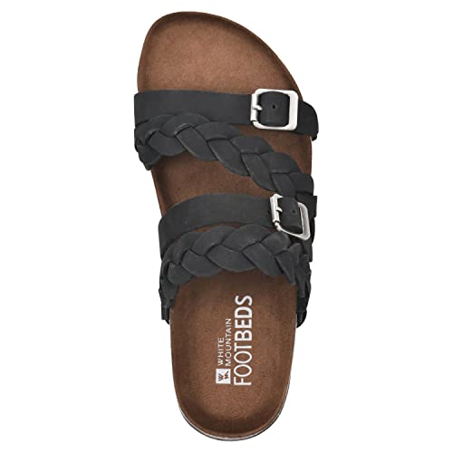 Image of WHITE MOUNTAIN Women's Holland Signature Comfort Molded Braided Footbed Sandal