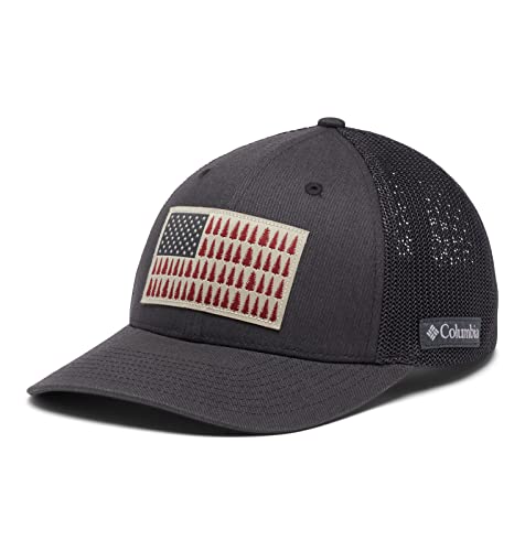 Image of Columbia Unisex PFG Fish Flag Mesh Ball Cap
