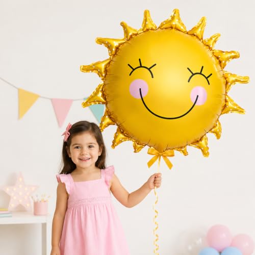 Image of Sun Foil Balloon for Kids Birthday Party Decoration | Pack of 1 Pcs
