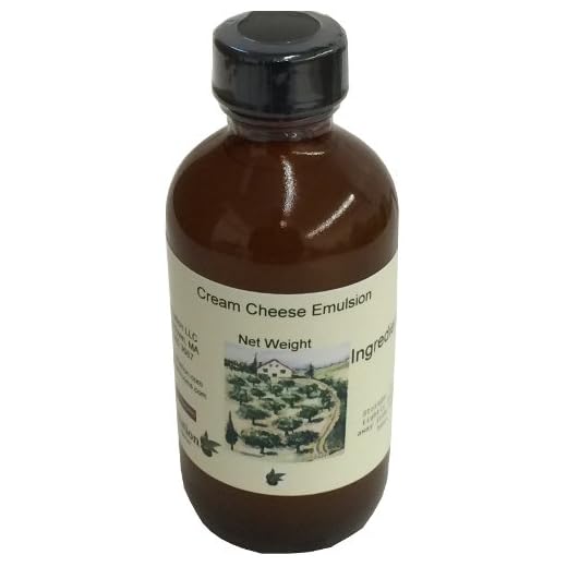 OliveNation Cream Cheese Emulsion, Water Soluble Baking Flavor for Cakes, Cookies, Fillings, Frosting, Beverages, Gluten Free - 4 ounces