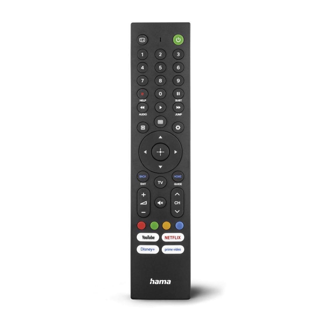 Universal-Fernbedienung für Sony TVs, IR, lernfähig, mit 4 App-Tasten