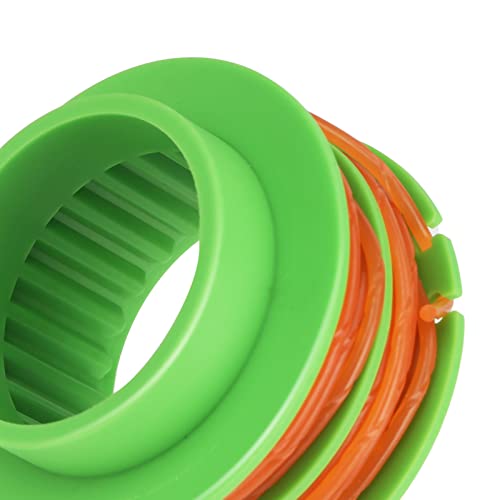 Image of THTEN AS1300 Trimmer Spool Compatible with EGO Power+15 inch ST1502SA,ST1502XY,ST1500XY,ST1504SF,ST1500SF,ST1500F,ST1500-S,ST1500 String Trimmer 0.095 inch Weed Eater Auto-Feed Twist Dual Line 3 Pack