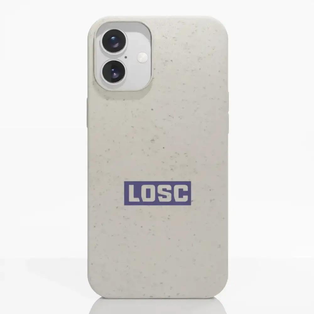 Coque iPhone 16 Plus LOSC blanche : resolvez les risques de chutes avec style et legerete