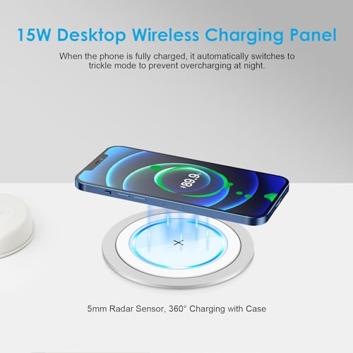 Hezi POP UP OUTLET 4-Inch Pop Up Countertop Outlet With 15W Wireless Charger,Max 45W Power Delivery,2 Usb-A & 2 Usb-C & 12Ac Outlets Tamper Resistant 15A, Island Pop Out For Home Office Kitchen thumb #2