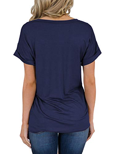 MIHOLL Women's Casual V-Neck Tees
