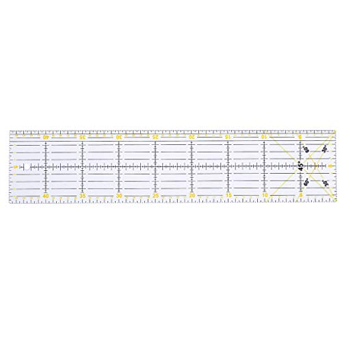 Règles pour patchwork robustes et transparentes en lot de 5 pour tracé net - 3