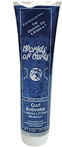 World Of Curls Curl Activator Conditioner & Oil Sheen for Regular Hair, 6 Oz