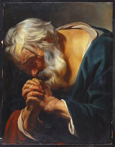 Impressions d'art mural de haute qualité Le Pénitent Saint Pierre Jordaens 60x90