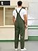 Runcati Mens Corduroy Bib Overalls Casual Adjujstable Strap Workwear Fashion Fall Winter Loose Fit Jumpsuit