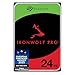 Seagate IronWolf Pro 24TB, NAS Interne Festplatte HDD, 3.5 Zoll, 7200 U/Min, CMR, 256 MB Cache, SATA 6 GB/S, inkl. Data Rescue Service (ST24000NTZ02)