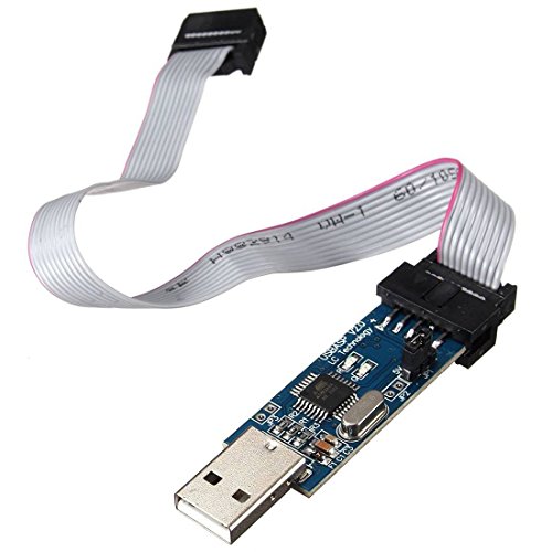 WINGONEER 51 AVR ATMEGA8 Programmer USBasp USB ISP 10 Pin USB Programmer 3.3V/5V with Cable