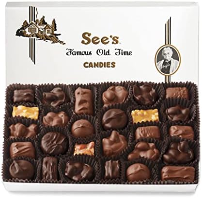 See's Candies Nuts & Chews (2 Pound (Pack of 1), White Wrap)