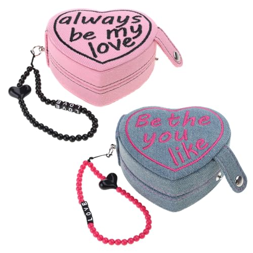 Boîte de rangement compacte pour bijoux le cadeau idéal en forme de cœur - 6