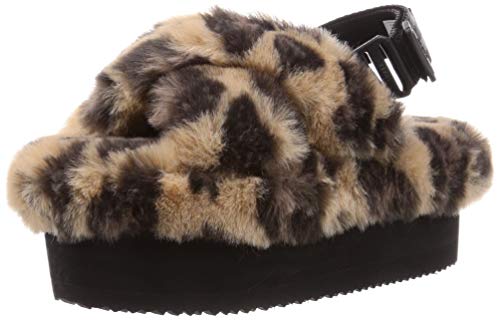 公式の シャカ ファーサンダル Fiesta Platform Fluffy レディース 2way 厚底 靴 もこもこ 秋冬 ストラップ取り外し可能 快適な履き心地 Leopard 2 楽天市場 Haleyshoneymeadery Com