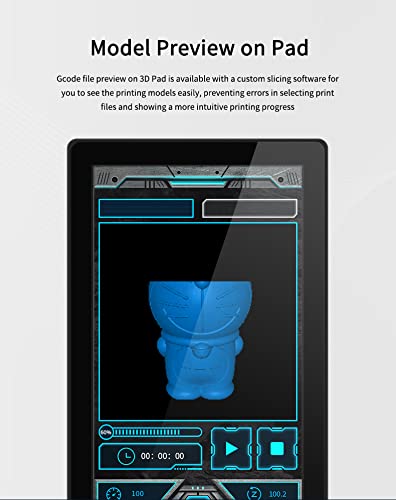 review Creality 3D Pad with 5” HD LCD Touch Screen with Filament Runout Sensor, Power Loss Resume Print, Animal Texture and 11+ Languages for Ender 3/3 / V2 / Pro / 5 / Pro/CR-10 + All FDM 3D Printers