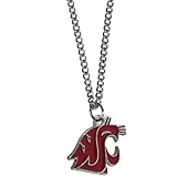 NCAA Siskiyou Sports Fan Shop Washington State Cougars Chain Necklace with Small Charm 22 inch Team Color