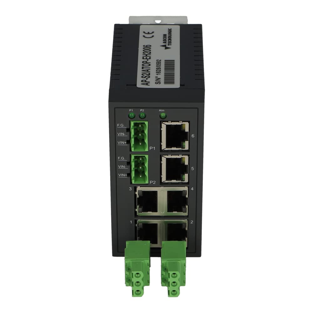 AP-S2/ATOP-EXH2006 | APS2 ATOPEH2006 | ASCON DIN RAIL MOUNTING INDUSTRIAL ETHERNET SWITCH 6 PORT