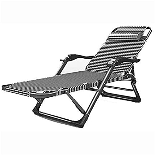 Chaise zéro gravité réglable pour soulager le dos sur le balcon