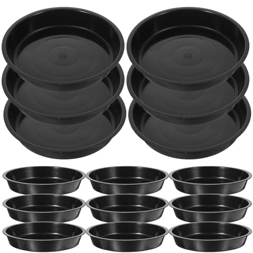 GETAJGHSD 25個 ガーデニング用プラスチック鉢底トレイ 花盆底座 多機能排水受け皿 屋内外対応 滑り止め付き 植木鉢の水漏れ防止と土こぼれ防