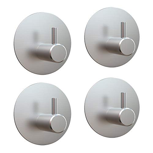 Preisvergleich Produktbild LEBEXY Handtuchhaken Haken / selbstklebend handtuchhalter / Bad und Küche kleiderhaken / Edelstahl Wandhaken Geschirrtuchhalter
