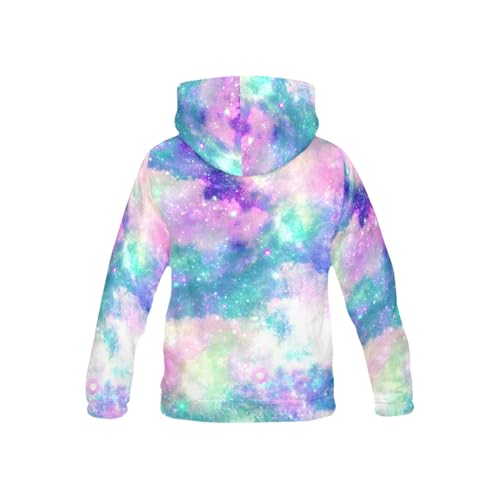 Colorful Galaxy Space Long-sleeve All Over Print Athletic Hoodies Pullover Sweatshirt2