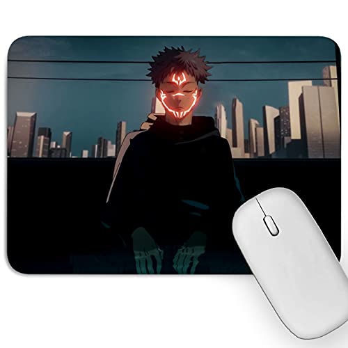 Image of Artich Designer Gaming Mouse Pad for Office Laptop /Computer with Super Soft Non-Slip Rubber Base and Lycra Cloth Surface for Silky Touch (JJK Yuji x Sukana)