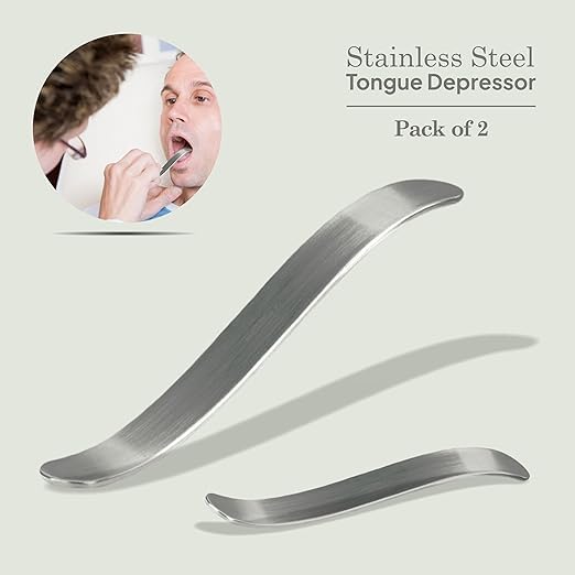 Bos Medicare Surgical® S-Shape Stainless Steel Tongue Depressor – Pack of 2 | Premium Medical Instrument Bos Medicare Surgical® S-Shape Stainless Steel Tongue Depressor – Pack of 2 | Premium Medical Instrument
