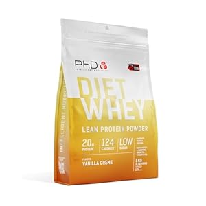 PhD Nutrition Diet Whey Lean Protein Powder | Vanilla Crème Whey Protein Powder 1 kg Bag