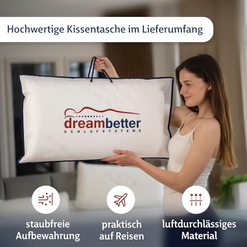 FMP Matratzenmanufaktur Orthopädisches Nackenstützkissen viscoelastisches Kissen, Visco...