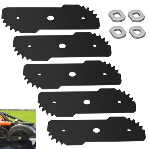 LIZEWEI 5 Pcs 7-1/2-inch Edge Hog Heavy-Duty Edger Blade Compatible with Black Decker LE750
