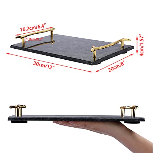 SUMNACON vassoio da portata rettangolare in marmo