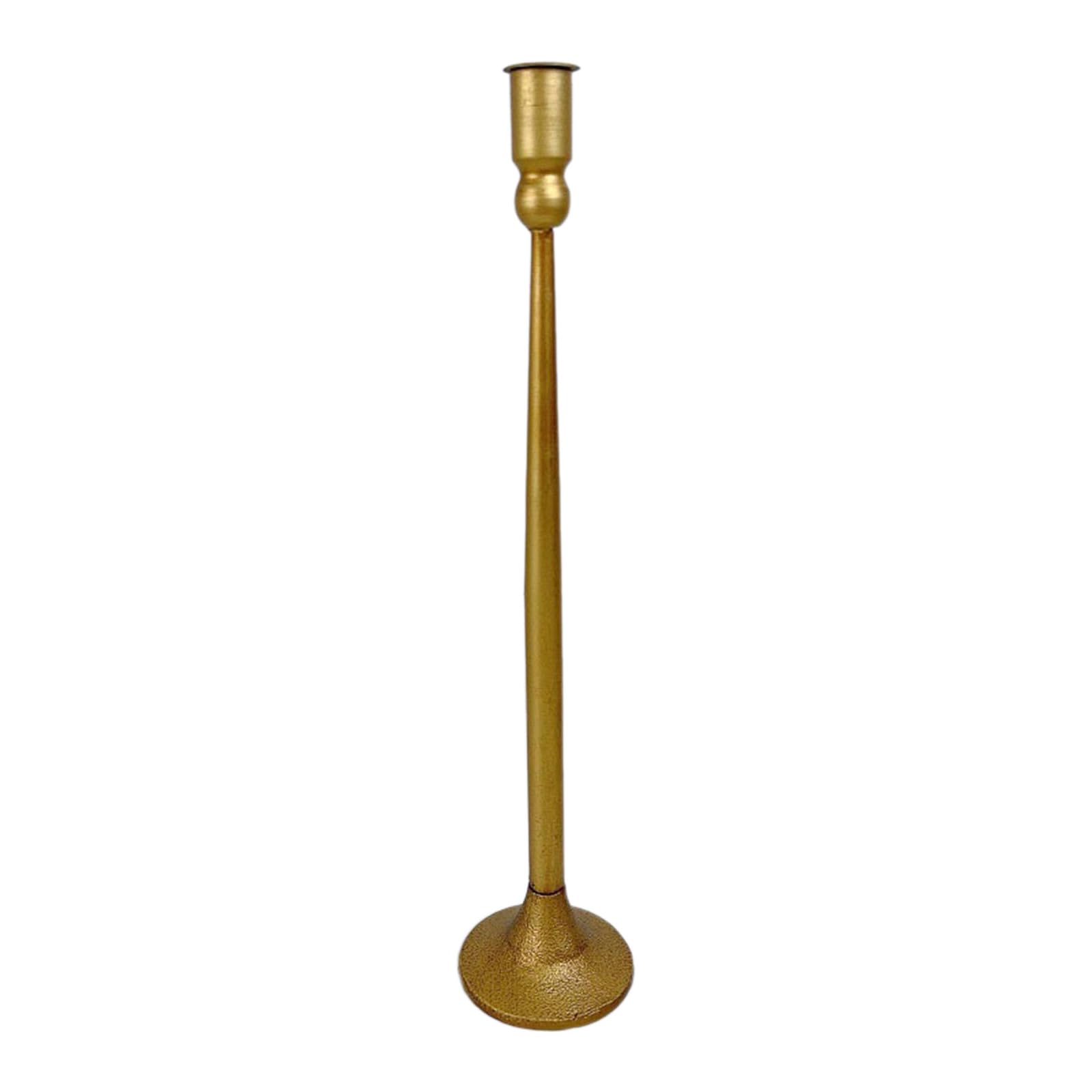 Buxuaaaa Imitating Brass Metal Tapered Holder European Vintage Antiqued Iron Candlesticks Centerpieces Stick Holder Tapered