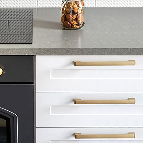 Qiguch66 Cabinet Handle Simple Easy To Install Zinc Alloy Free Screw Square Drawer Pull thumb #2