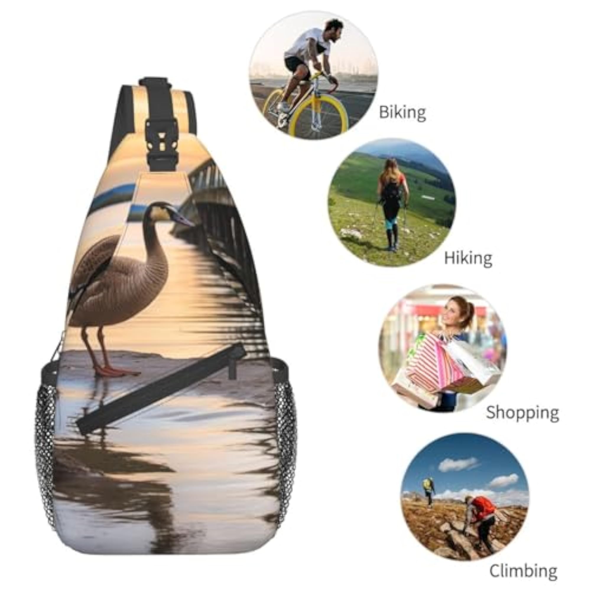 Lightweight Waterproof Sling Bag for Travel