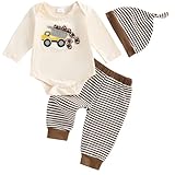 Mubineo Baby Boy Clothes Football Outfits Long Sleeve Romper Pant Set Infant Fall Winter Newborn Outfit