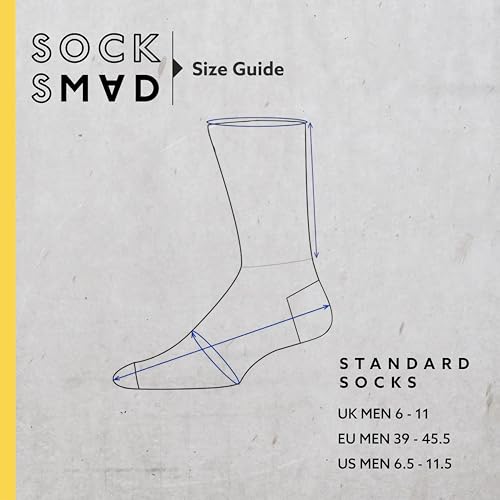 Socksmad Men’s Work Boot Socks 12 Pack Thick Cushioned with Padded Sole Durable Heavy Duty Footwear for Steel Toe Boots Moisture Wicking Comfortable Fit for Builders Mechanics Engineers