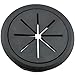JJHXSM 4PCS Black Cable Management Hole Covers Office Desk Cord Box Round Cap Plate 60mm Diameter Industrial Hardware Grommet