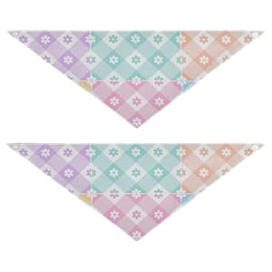 Caihoyu Pastelowa Apaszka dla Psa 2-pak