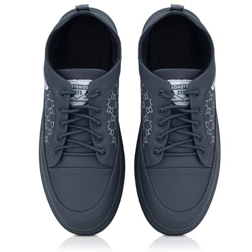 Image of Shoes for Men Casual Fashion Sneakers with Mesh Breathable Upper Non-Slip Rubber Sole, Stylish, Exclusive Trendy Sports Running Shoes (Multicolours)