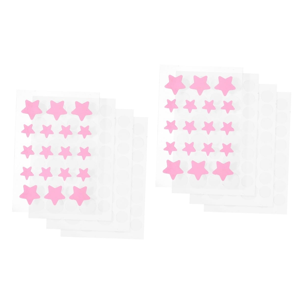 2 Series Parche Hidrocoloide Para Espinillas Transpirables Y Reemplazables Para Cuidado Facial Y Cicatrices 4 Hojas*2